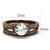 2-Piece Stainless Steel Women's Wedding Ring Set with Cubic Zirconia, Size 10 - IMAGE 2