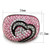 Women's Stainless Steel Ring with Light Rose Crystals and Clear Stones - Size 10 - IMAGE 1