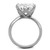 Women's Stainless Steel Solitaire Engagement Ring with Cubic Zirconia - Size 10 (Pack of 2) - IMAGE 3