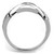 Men's Stainless Steel Engagement Ring with Black Epoxy - Size 13 (Pack of 2) - IMAGE 3