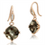28-mm Women's Stainless Steel IP Rose Gold with Semi-Precious Earrings - IMAGE 1