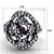 Women's Stainless Steel Blooming Flower Ring With Top Grade Crystal - Size 7 - IMAGE 2
