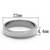 Unisex High Polished Stainless Steel No Stone Engagement Ring - Size 10 (Pack of 3) - IMAGE 2