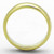 Unisex Gold Stainless Steel No Stone Engagement Ring - Size 10 (Pack of 2) - IMAGE 3
