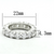 Women's Sterling Silver Engagement Ring with AAA Grade CZ in Clear - Size 4 - IMAGE 2