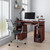 47.25" Mahogany Brown Unique Techni Mobili Complete Workstation Computer Desk with Storage - IMAGE 5