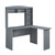 62.5" Gray Durable L-Shaped Computer Desk - IMAGE 1