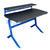 42.75" Blue and Black Unique Techni Sport Stryker Computer Gaming Desk - IMAGE 1