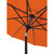 106.25" Orange Aluminum Market Patio Umbrella - IMAGE 3