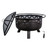 32" Black Decorative Wood Fire Pit - IMAGE 3