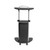 46" Black Durable Rolling Adjustable Laptop Cart - IMAGE 6