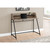 48" Dark Taupe Rectangular Computer Desk With a Black Metal Base - IMAGE 2