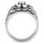 Stainless Steel Men's Ring with AAA Grade Cubic Zirconia - Size 11 - IMAGE 4