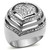 Women's Stainless Steel Heart Design Ring with Top Grade Crystal - Size 9 - IMAGE 1