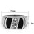 Men's Stainless Steel Tapered Style Ring with Top Grade Crystals - Size 8 - IMAGE 2