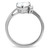 Women's Stainless Steel Engagement Ring with Pear Cubic Zirconia Stone - Size 5 (Pack of 2) - IMAGE 4