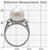 Stainless Steel Women's Cathedral Ring with Aurora Borealis Synthetic Pearl - Size 10 (Pack of 2) - IMAGE 2
