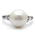 Stainless Steel Women's Cathedral Ring with Aurora Borealis Synthetic Pearl - Size 10 (Pack of 2) - IMAGE 3