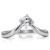 Stainless Steel Solitaire Engagement Women's Ring with Cubic Zirconia Stone - Size 5 (Pack of 2) - IMAGE 3