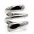 Women's Stainless Steel Spiral Shaped Ring - Size 6 (Pack of 2) - IMAGE 3
