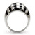 Women's Stainless Steel Striped Ring - Size 9 (Pack of 3) - IMAGE 4