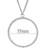 Women's Round Pendant with AAA Grade Cubic Zirconia Stones - IMAGE 2