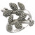 Women's Rhodium Plated Sterling Silver Ring with Top Grade Crystals - Size 8 - IMAGE 1