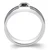 Men's Stainless Steel Ring with Black Diamond Top Grade Crystal - Size 9 (Pack of 2) - IMAGE 3