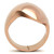 Rose Gold Ion Plated Women's Freeform Ring - Size 8 (Pack of 3) - IMAGE 2