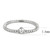 Women's Stainless Steel Pave Promise Ring with Cubic Zirconia - Size 5 (Pack of 2) - IMAGE 2