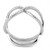 Women's Stainless Steel Infinity Shaped Ring with CZ - Size 9 (Pack of 2) - IMAGE 3