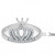 Women's Stainless Steel Crown Shaped Ring with CZ - Size 9 (Pack of 2) - IMAGE 2