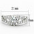 Women's Rhodium Plated Brass Crown Shaped Ring with Top Grade Crystals - Size 7 (Pack of 2) - IMAGE 2