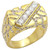 Men's Gold and Rhodium Plated Ring with Cubic Zirconia - Size 13 (Pack of 2) - IMAGE 1