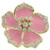 Women's Brass Flower Ring with Top Grade Crystals - Size 9 (Pack of 2) - IMAGE 3