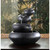 8.25" Black Four-Tier Round Bowl Tabletop Fountain - IMAGE 2