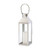 Manhattan Candle Lantern with Handle - 15" - White - IMAGE 1