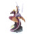 Fairy Riding Dragon Figurine with Crystals - 7.5" - Purple - IMAGE 3