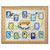 School Days Photo Frame - 15.25" - Brown and Blue - IMAGE 1