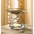 Swirl Candle Oil Warmer with Stand - 3.75" - Silver and Clear - IMAGE 2