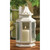 Floral Cutouts Victorian Style Candle Lantern - 10.5" - White and Clear - IMAGE 4