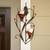 Ruby Blossom Candle Wall Sconce - 14.75" - Red and Brown - IMAGE 4