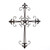 Lone Star and Scrolls Iron Wall Cross - 24.5" - IMAGE 1