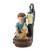 11.75" Vibrantly Colored Boy and Dog Solar Light Outdoor Garden Figurine - IMAGE 2