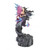 Light Up Dark Fairy with Dragon Tabletop Figurine - 7.75" - Gray and Purple - IMAGE 1