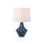 26.5" Mason Blue and White Contemporary Table Lamp - IMAGE 2