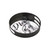 12" Black and Silver Nikki Chu Positano "Dream Big" Round Mirror Tray - IMAGE 1