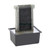 LED Lighted Stone Wall Tabletop Fountain - 10.25" - Black - IMAGE 1