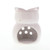 3.75" White Ceramic Charming Owl Candle Oil Warmer (Pack of 2) - IMAGE 3