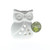 3.75" White Ceramic Charming Owl Candle Oil Warmer (Pack of 2) - IMAGE 4
